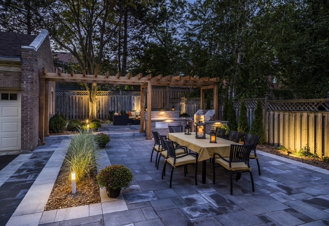 Outdoor Lighting Installation in Toronto